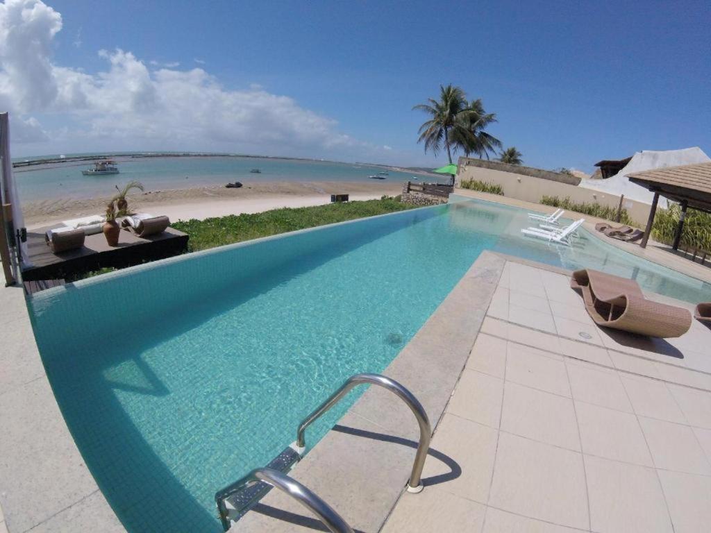 Barra Bali - Apartamento pé na areia na Barra de São Miguel Exterior foto