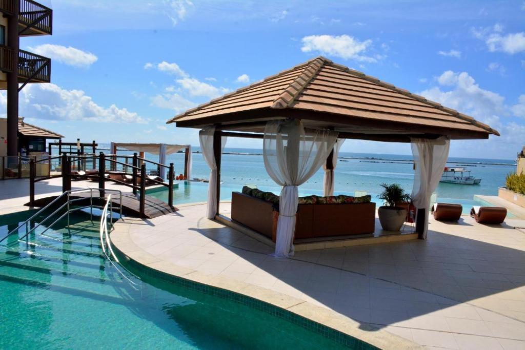 Barra Bali - Apartamento pé na areia na Barra de São Miguel Exterior foto